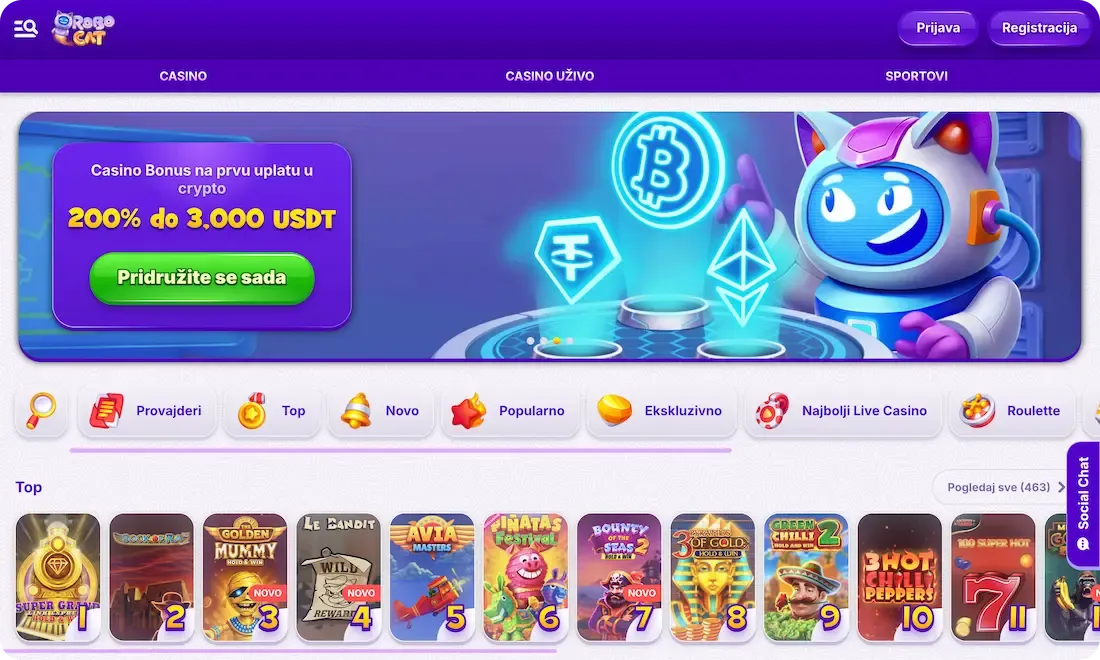 robocat casino stranica